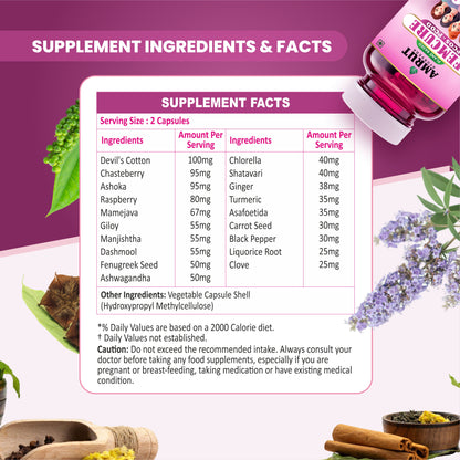 FEMCURE for PCOD/PCOS | 90 Capsules