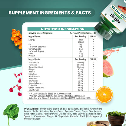 Liver Detox Capsules | 60 Capsules