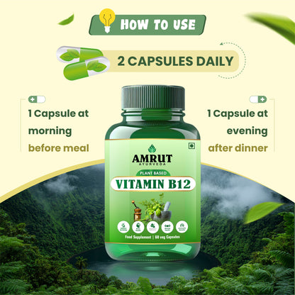 Vitamin B12 Capsule = 60+60(120) COMBO PACK | 40% flat DISCOUNTS